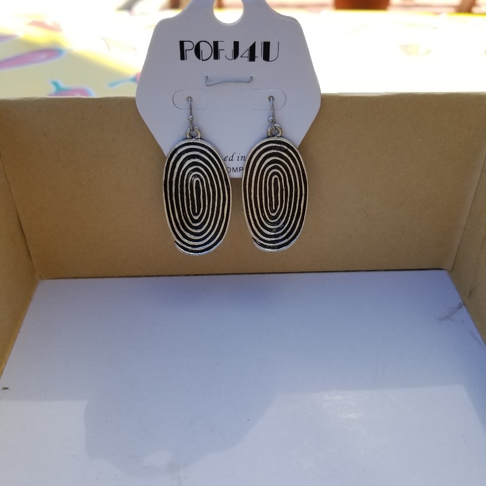 boho silver earrings brand new - Picture 4 of 5